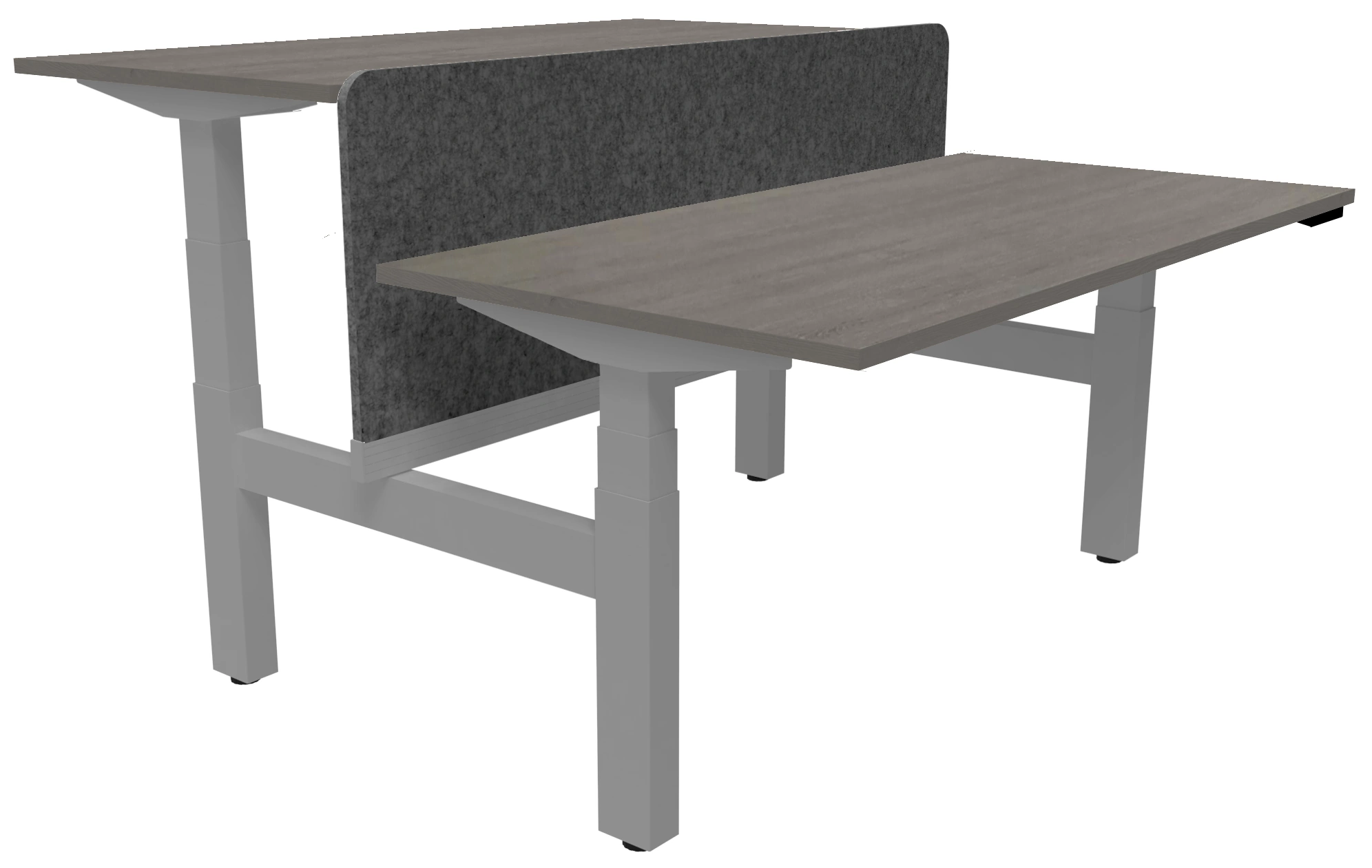 Zit-sta duo-bureau elektrisch 'Professional' 