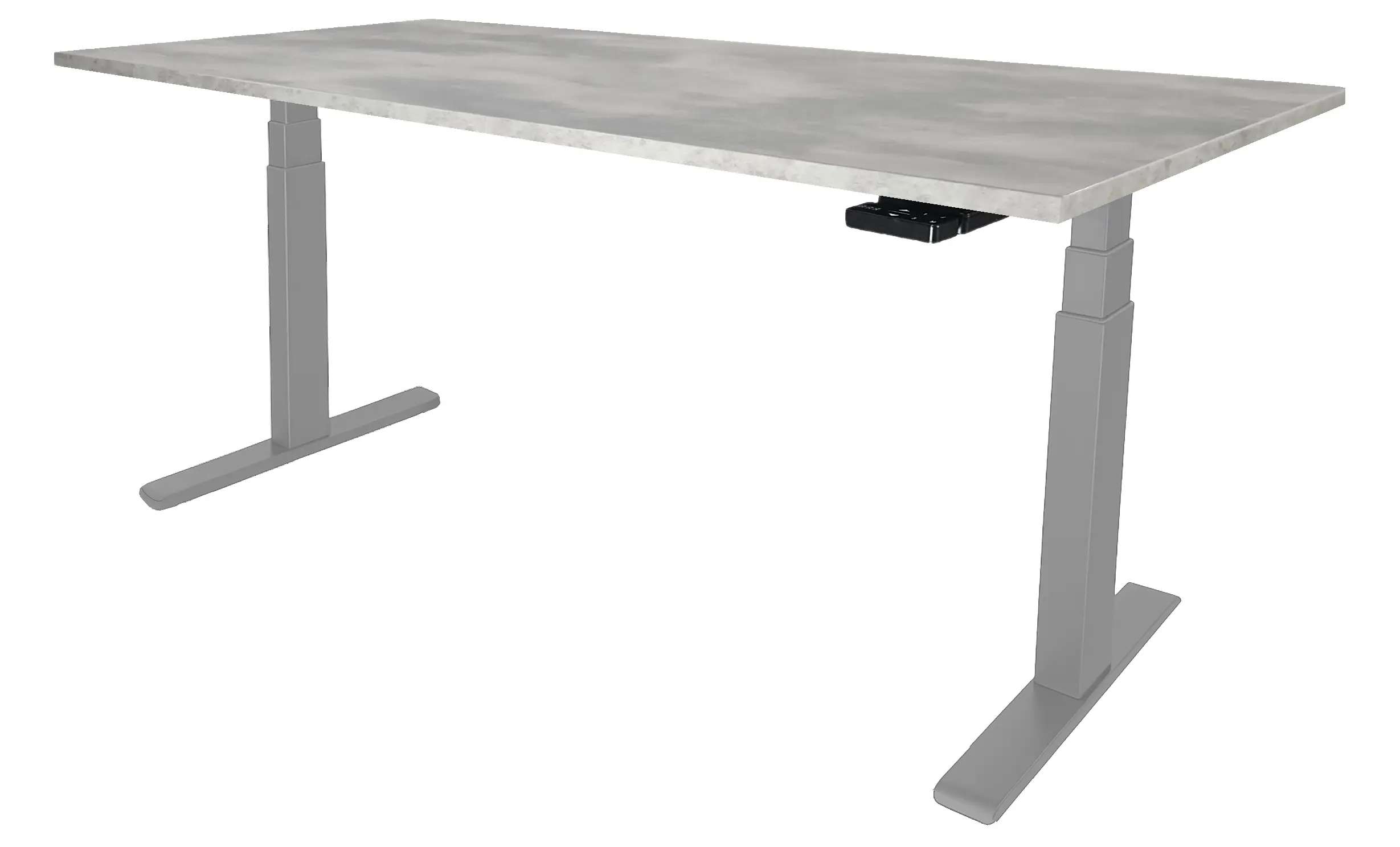 Zit-Sta Bureau Elektrisch 'Deluxe' NPR-1813 180x80cm Aluminium - Oxyd Zit-Sta Bureau Elektrisch 'Deluxe' NPR-1813 180x80cm Aluminium - Oxyd