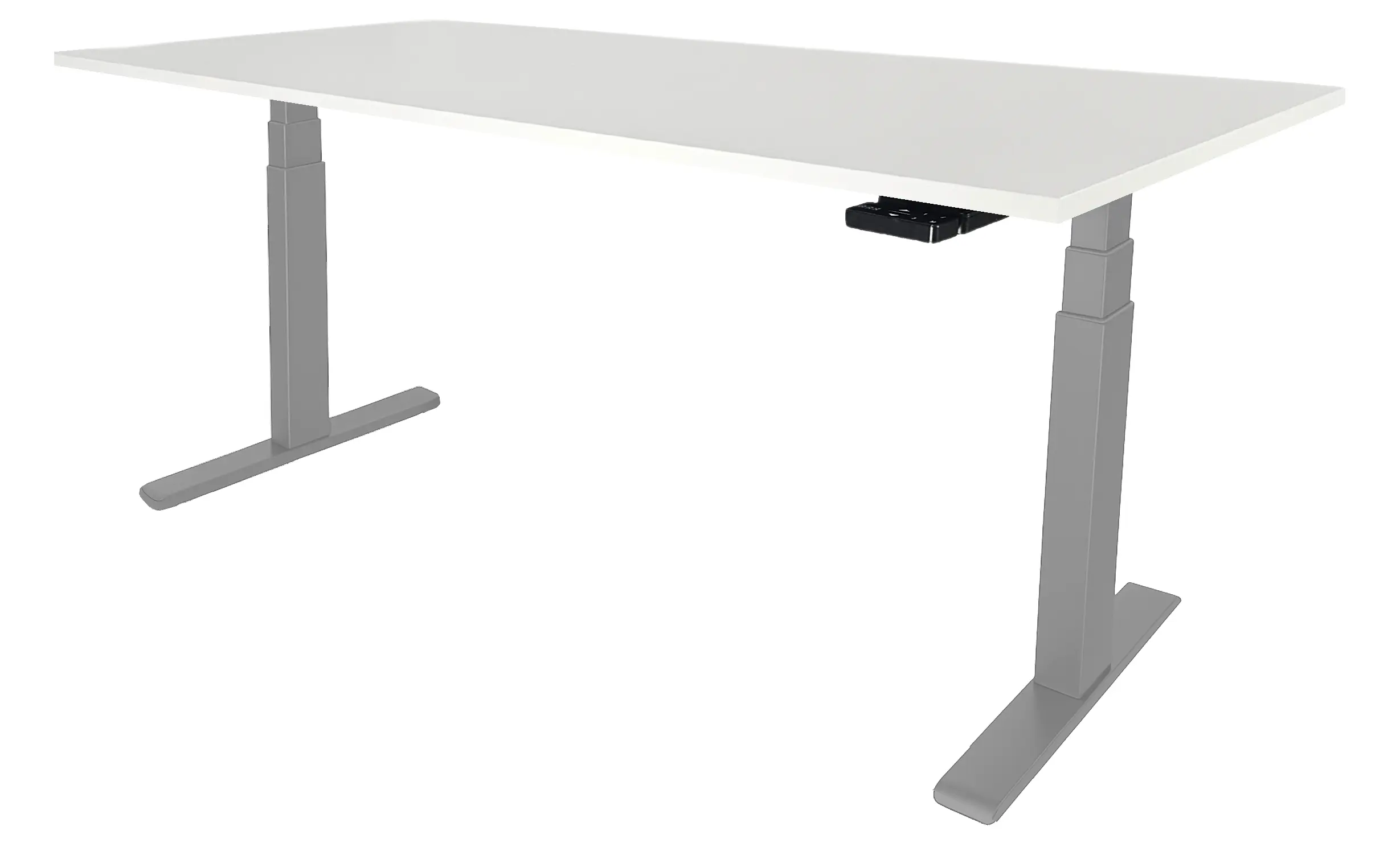 Zit-Sta Bureau Elektrisch 'Deluxe' NPR-1813 180x80cm Aluminium - Wit Zit-Sta Bureau Elektrisch 'Deluxe' NPR-1813 180x80cm Aluminium - Wit
