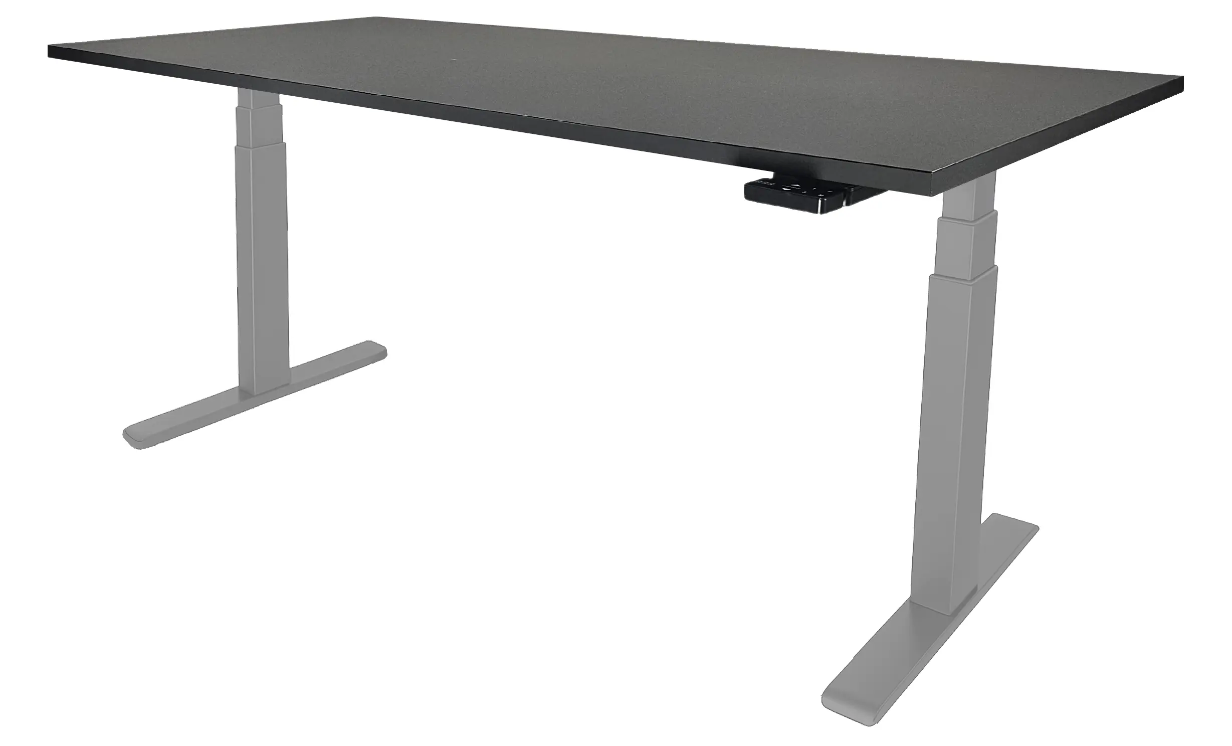 Zit-Sta Bureau Elektrisch 'Deluxe' NPR-1813 120x80cm Aluminium - Zwart Zit-Sta Bureau Elektrisch 'Deluxe' NPR-1813 120x80cm Aluminium - Zwart