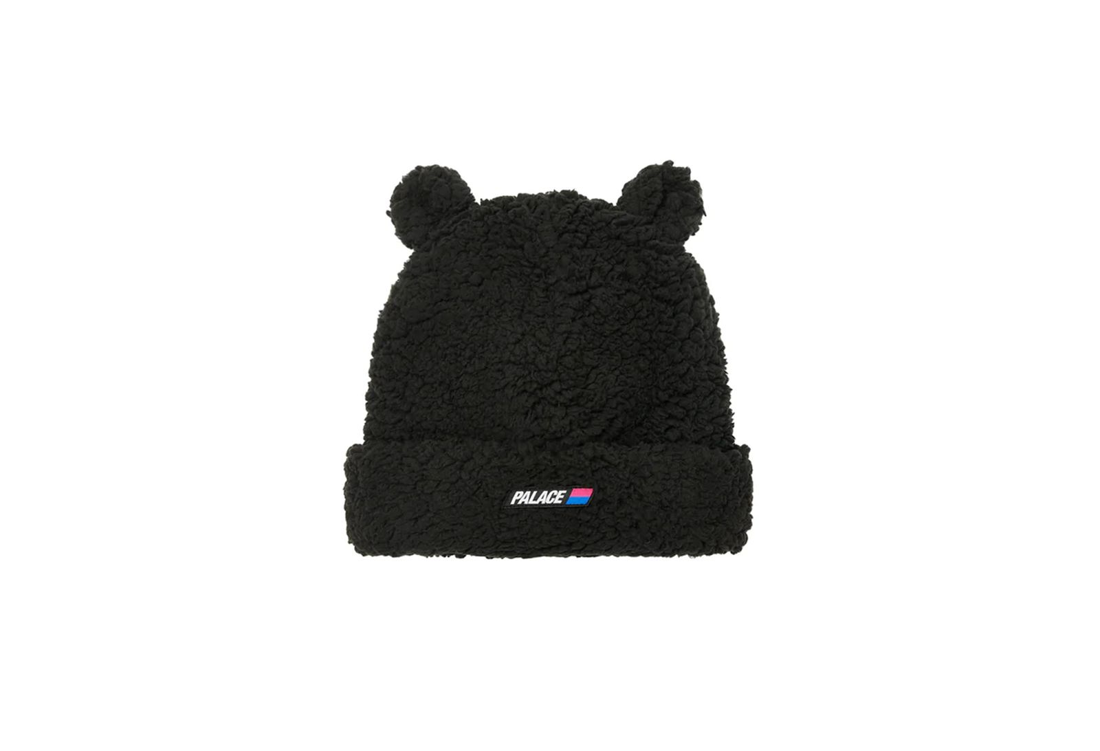 Palace Fuzzy Ear Beanie Black (FW22) | TBC - KLEKT