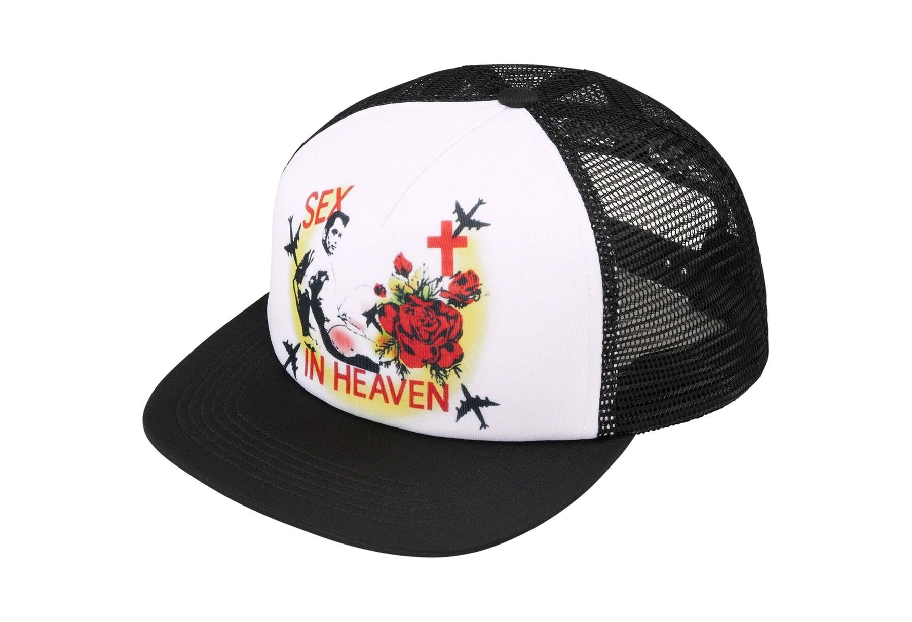 Supreme Sex In Heaven Mesh Back 5-Panel Black (SS23) | TBC - KLEKT