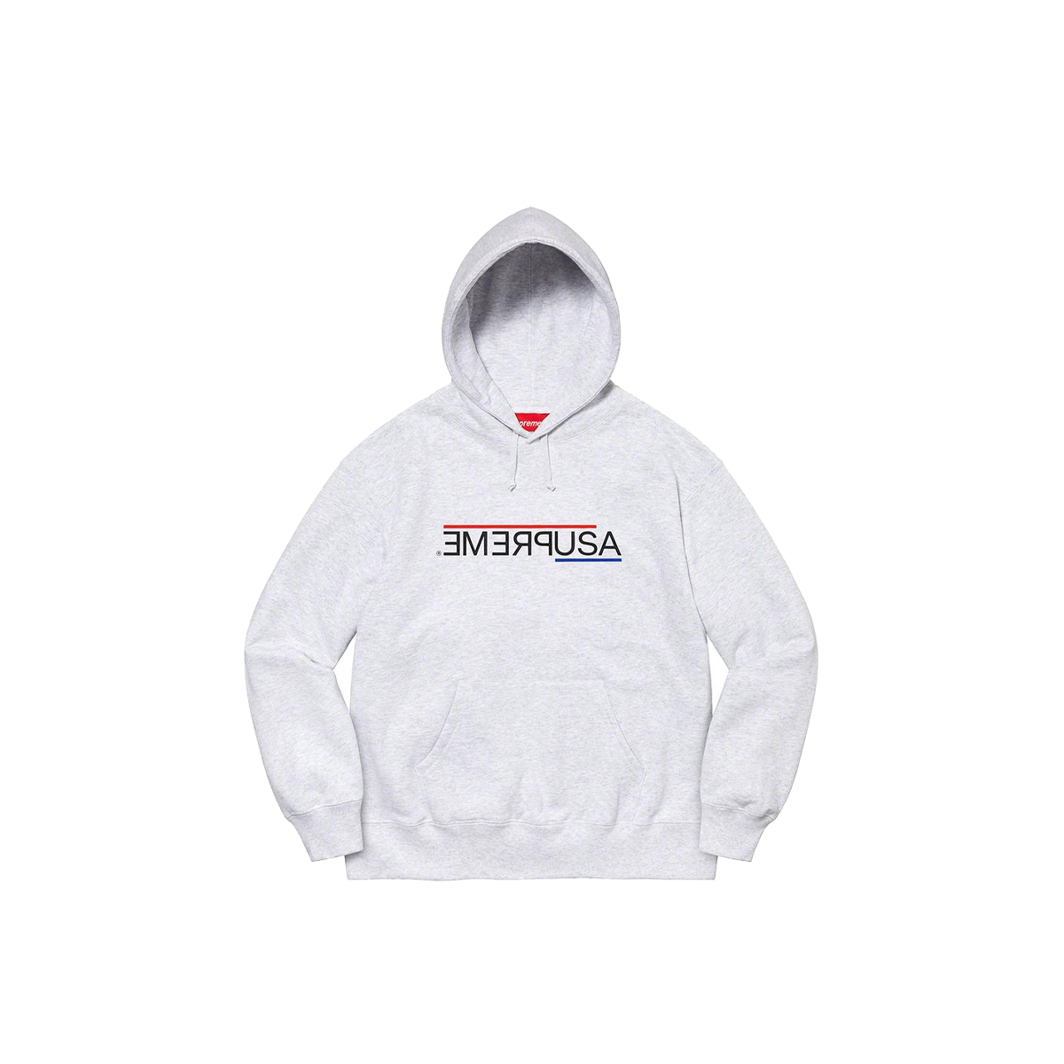 Supreme USA Hooded Sweatshirt Ash Grey (FW21) | FW21 - KLEKT