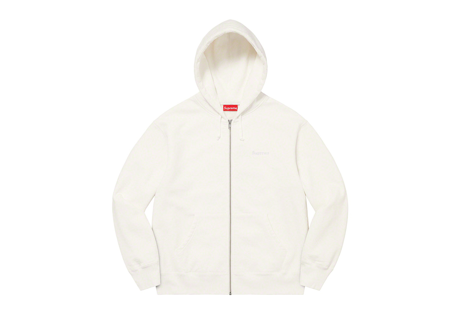 Supreme Lakshmi Zip Up Hooded Sweatshirt White (FW22) | TBC - KLEKT