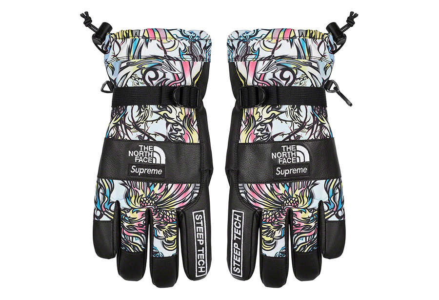 Supreme x The North Face® Steep Tech Gloves Multicolour Dragon