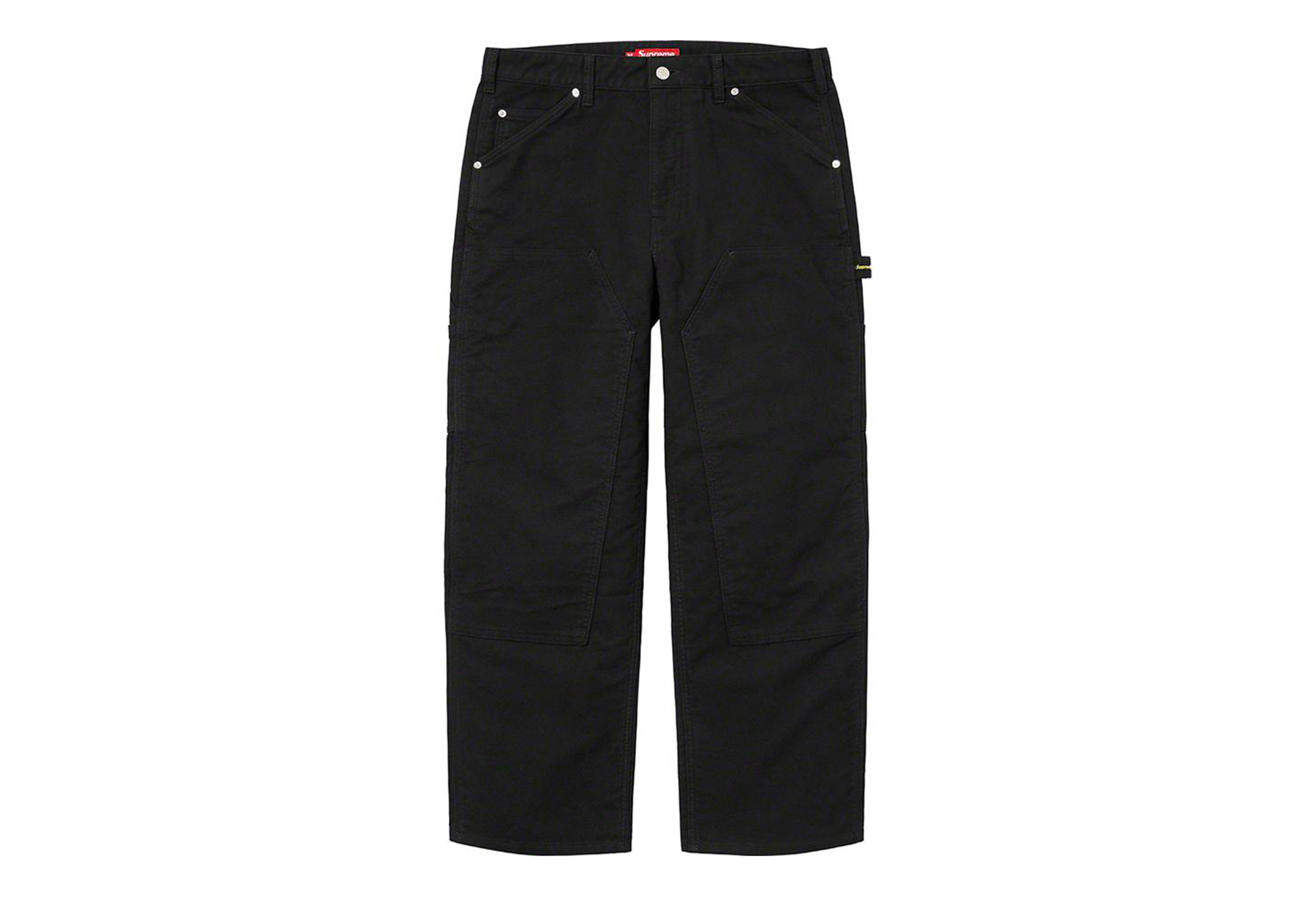 Supreme Moleskin Double Knee Painter Pant Black (FW22) | TBC - KLEKT