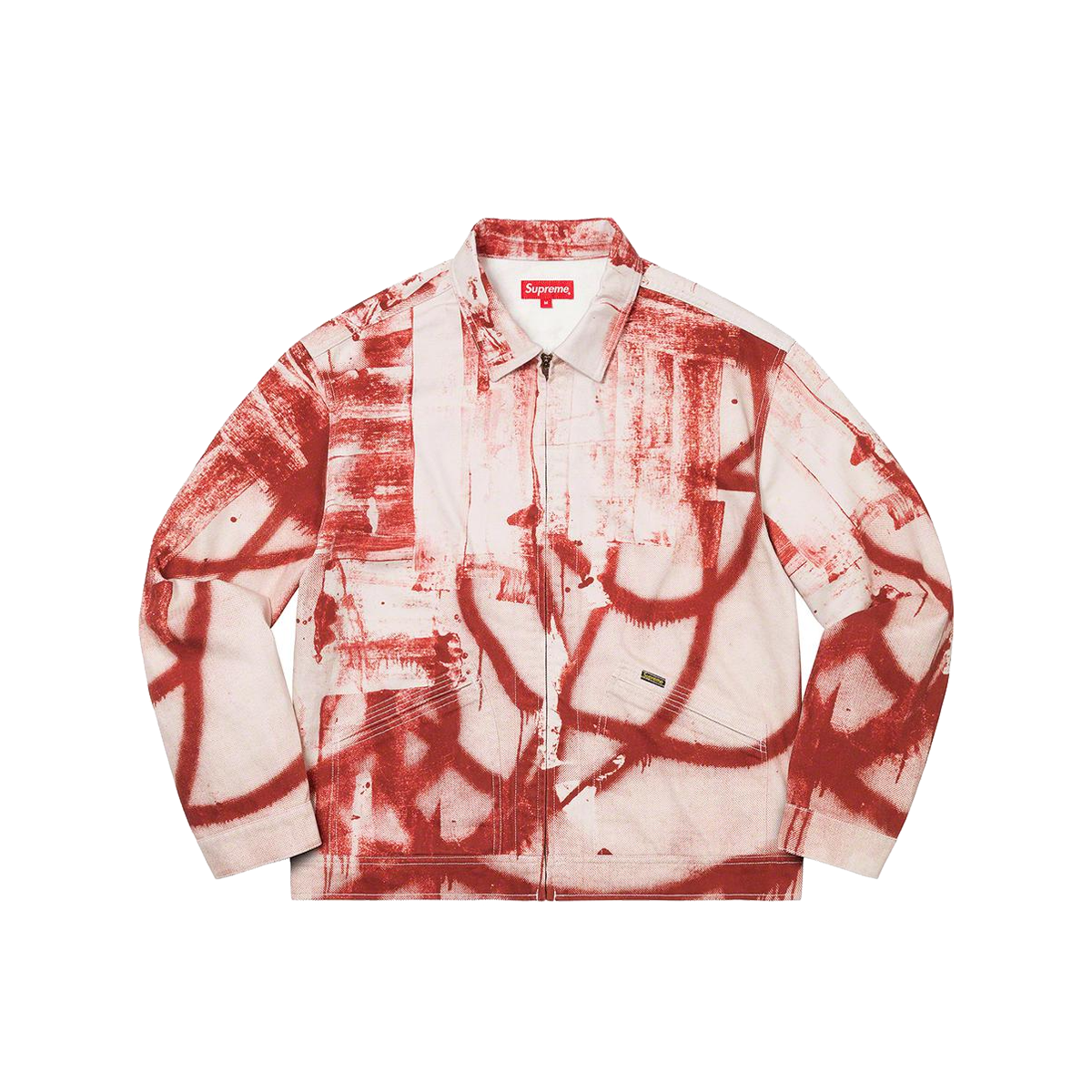 Supreme Christopher Wool/Supreme Denim Work Jacket Red