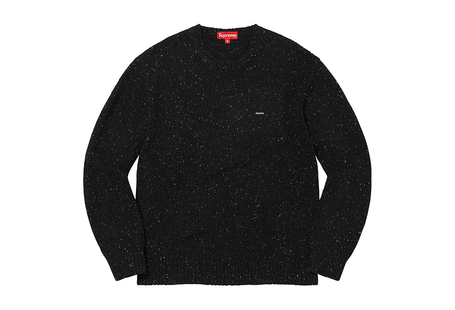 Supreme Small Box Speckle Sweater Black (FW22) | TBC - KLEKT