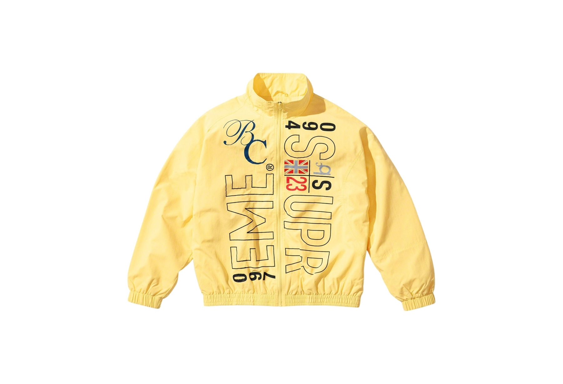 Supreme x Bernadette Corporation Track Jacket Pale Yellow (SS23