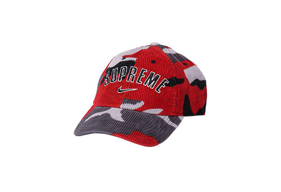 Supreme Nike Arc Corduroy 6-Panel Red Camo