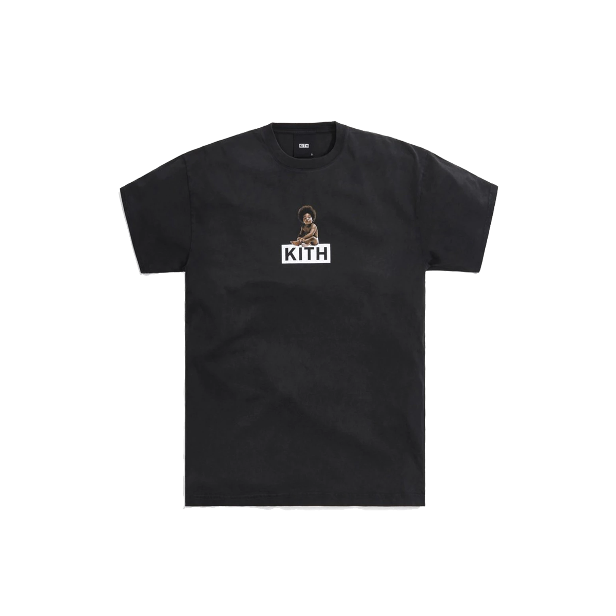 Kith The Notorious BIG Ready to Die Classic Logo Vintage Tee Black