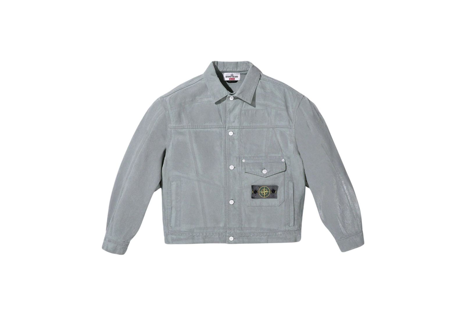 Supreme/Stone Island 辛 Denim Jacket Black Supreme/Stone Island 辛 Denim Jacket Black