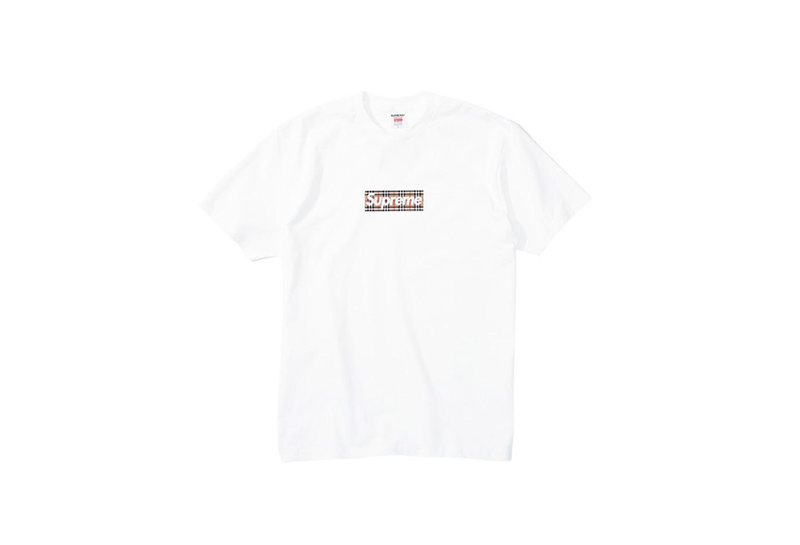 Supreme x Burberry® Box Logo Tee White (SS22) | TBC - KLEKT