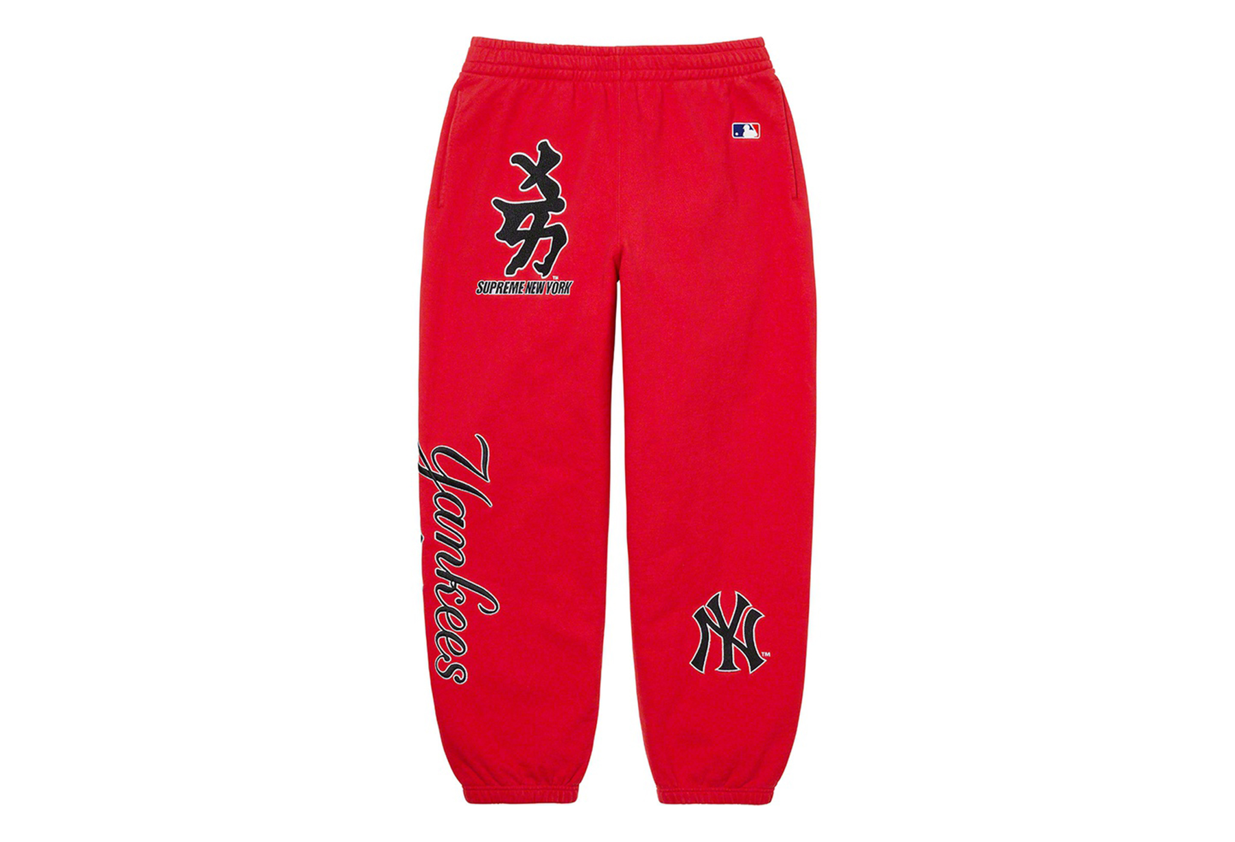 Supreme x New York Yankees™ Kanji Sweatpant Red (FW22