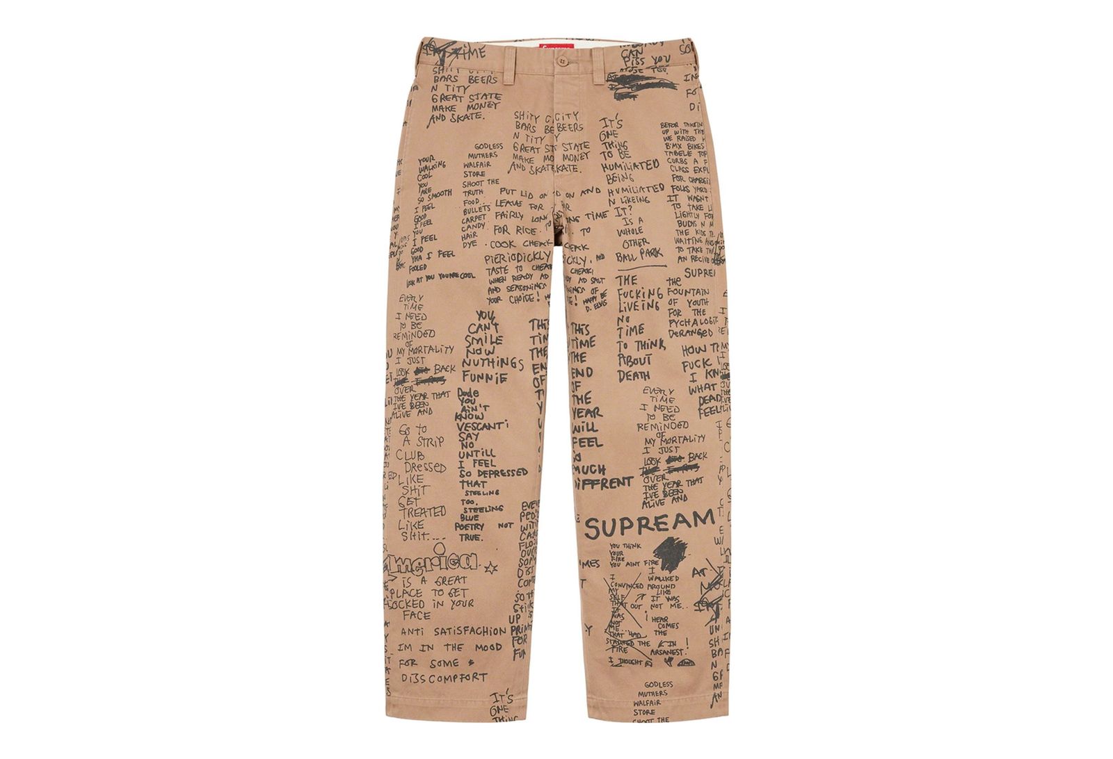 Supreme Gonz Poems Chino Pant Khaki (2023) | TBC - KLEKT