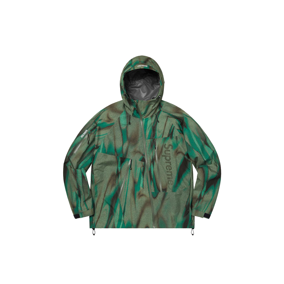 Supreme GORE-TEX Paclite Shell Jacket Olive Swirl (SS21) | SS21