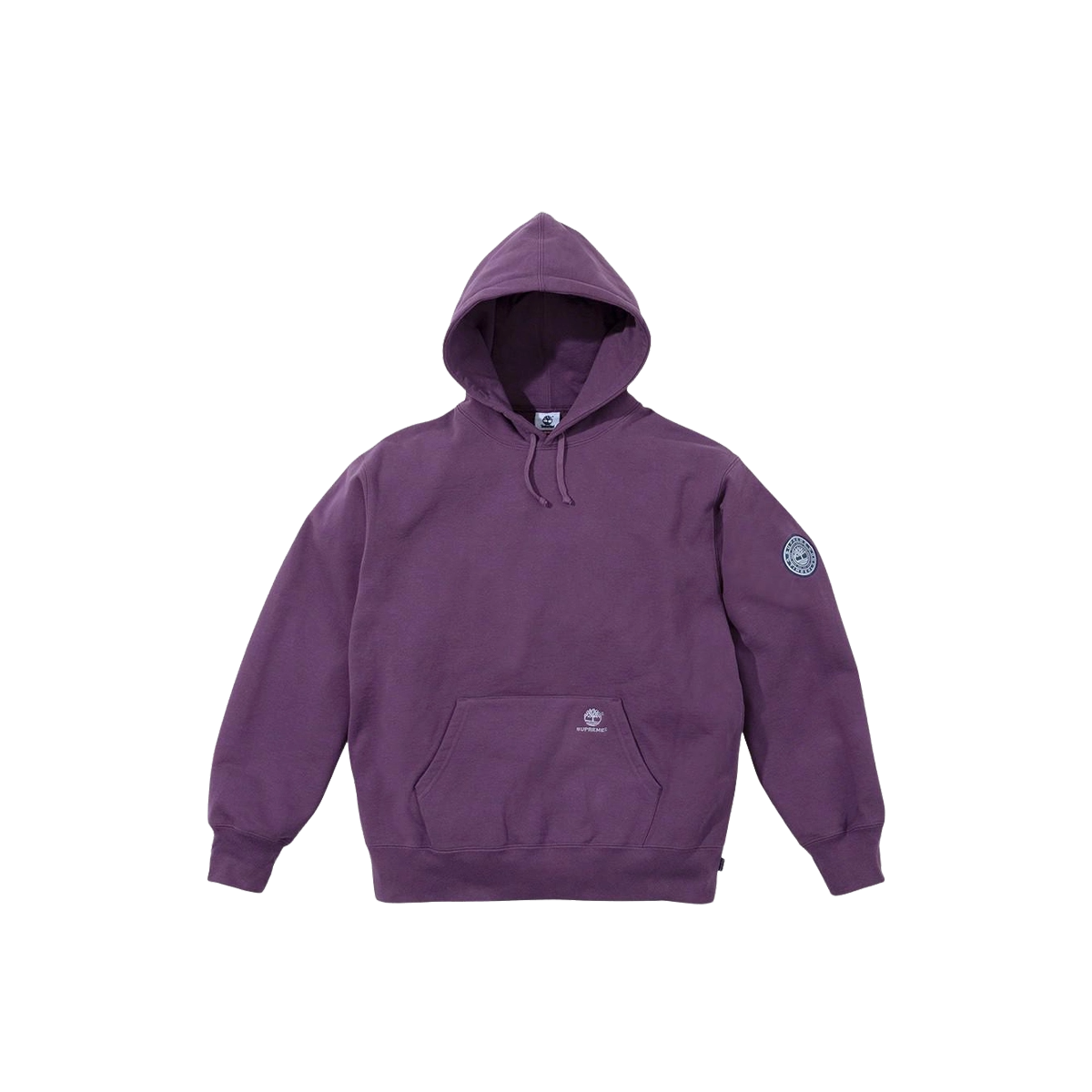 Purple supreme shop champion hoodie