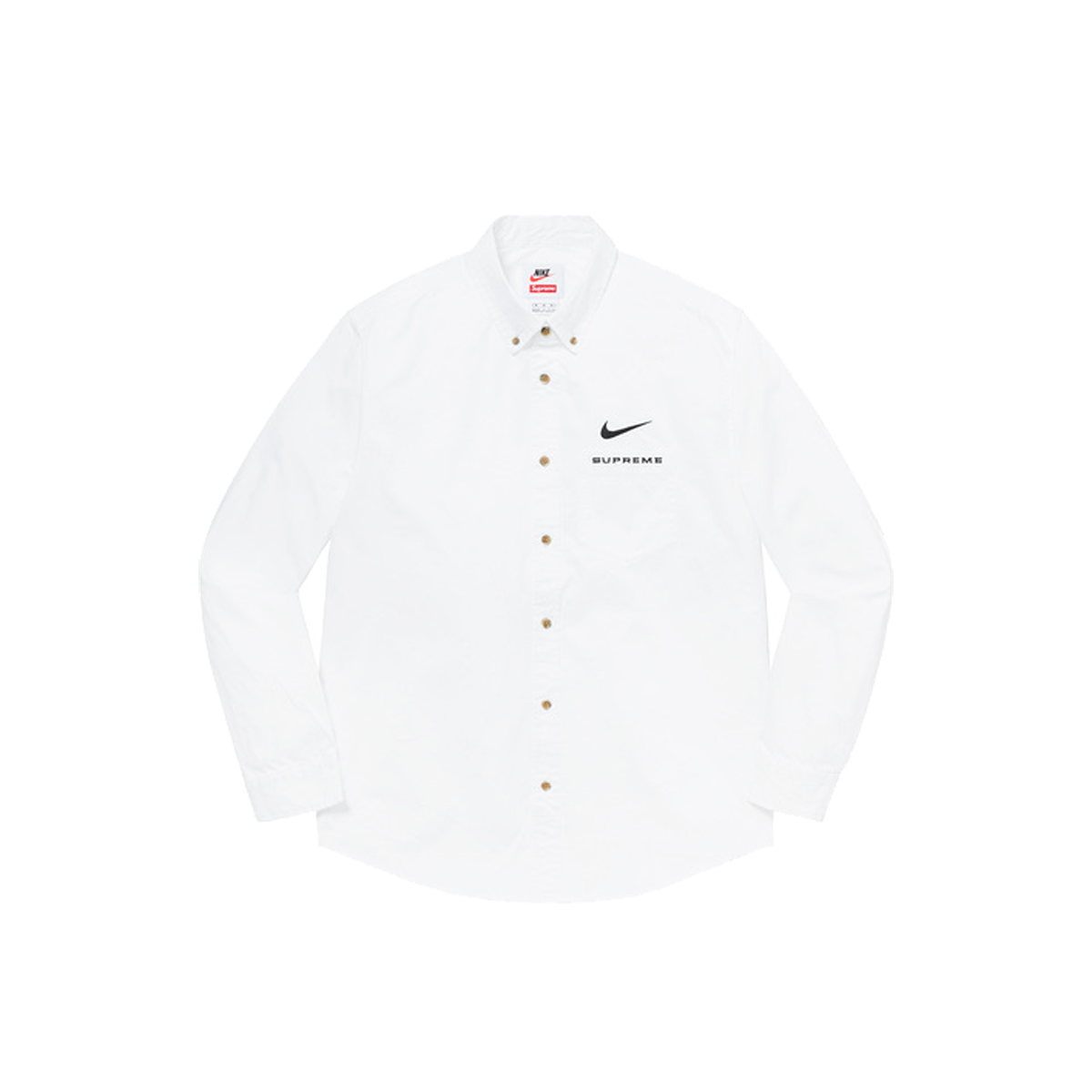 サントスピンク 【XL】SUPREME ✖︎ NIKE Cotton Twill Shirt