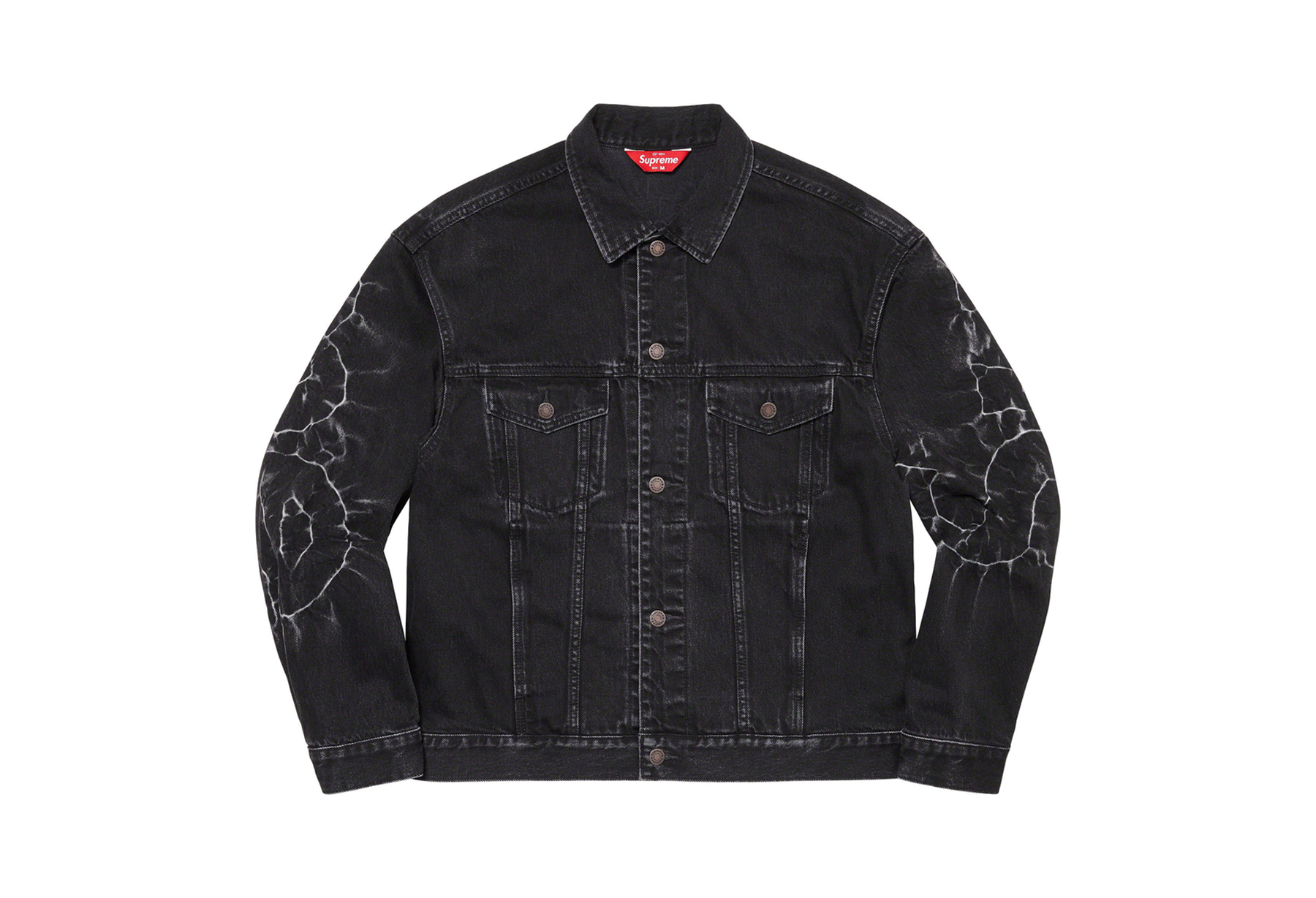 Supreme denim sale jacket black Supreme denim sale jacket black
