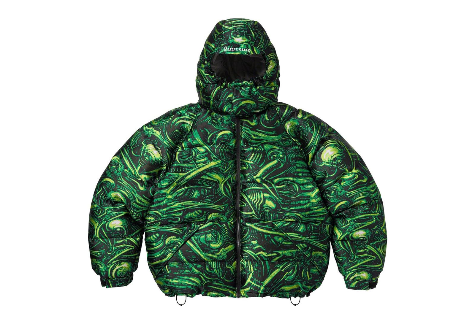 Supreme H.R. Giger Jacquard Down Puffer Jacket Green (FW23) | TBC