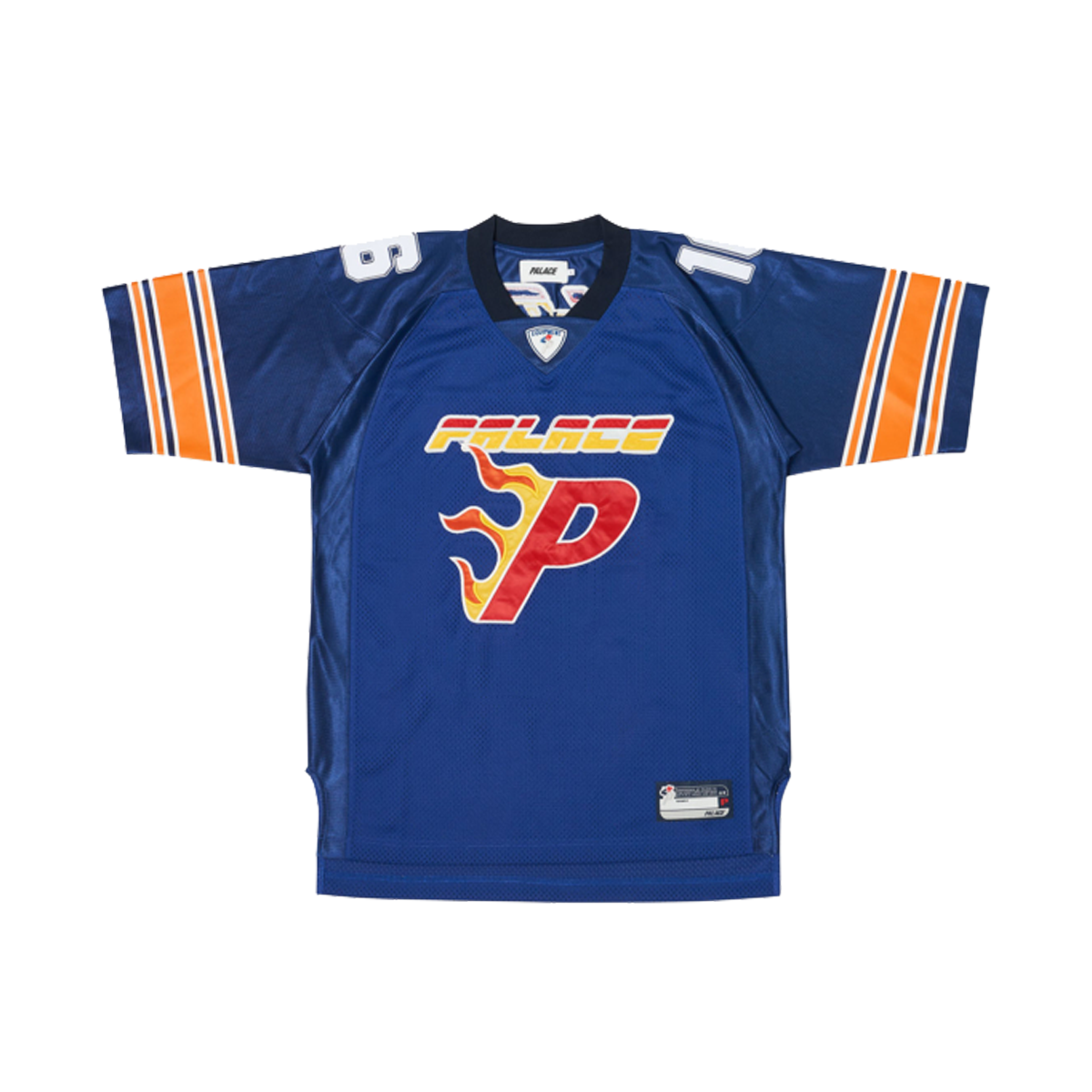 Palace Flaming P American Football Jersey Grey - FW19 Men's - US