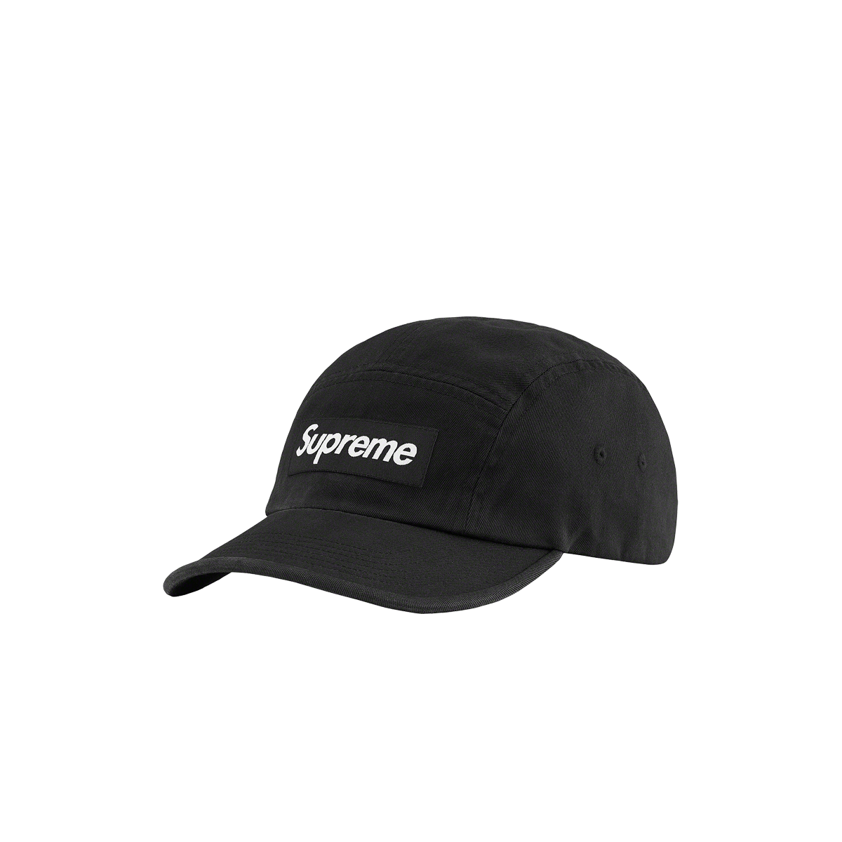 Supreme Washed Chino Twill Camp Cap Black (FW21) | FW21 - KLEKT