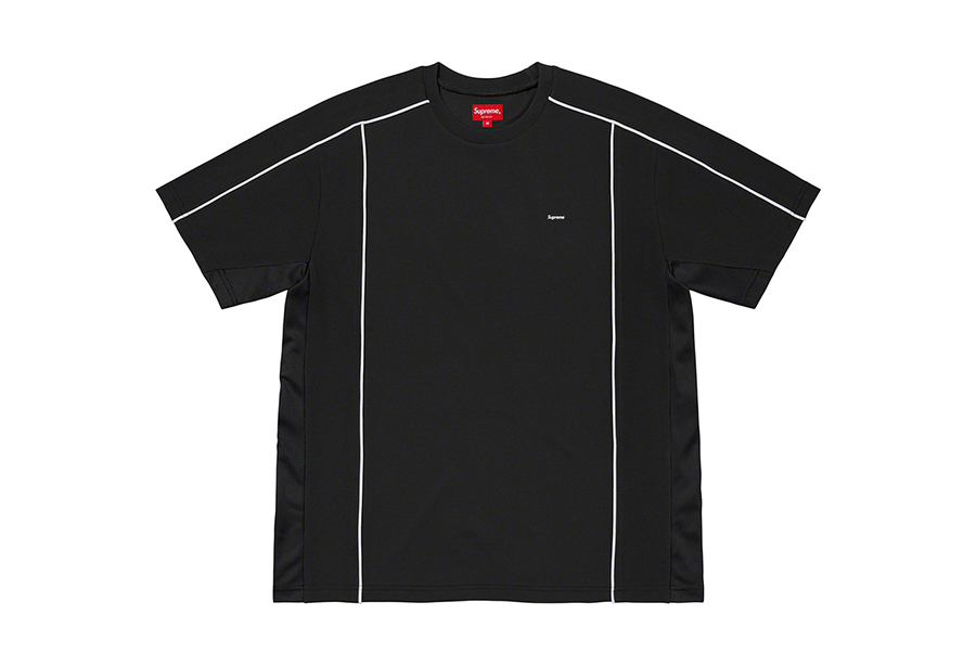 Supreme Mesh Panel S/S Top Black (SS22) | TBC - KLEKT