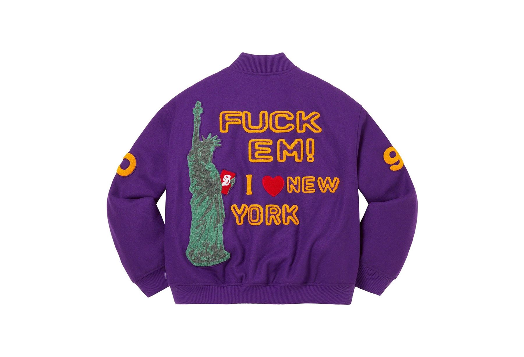 Supreme Tourist Varsity Jacket Purple (SS23) | TBC - KLEKT