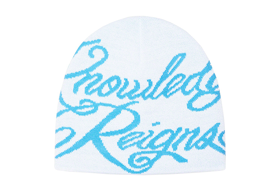 Supreme Knowledge Reigns Beanie White (SS22) | TBC - KLEKT