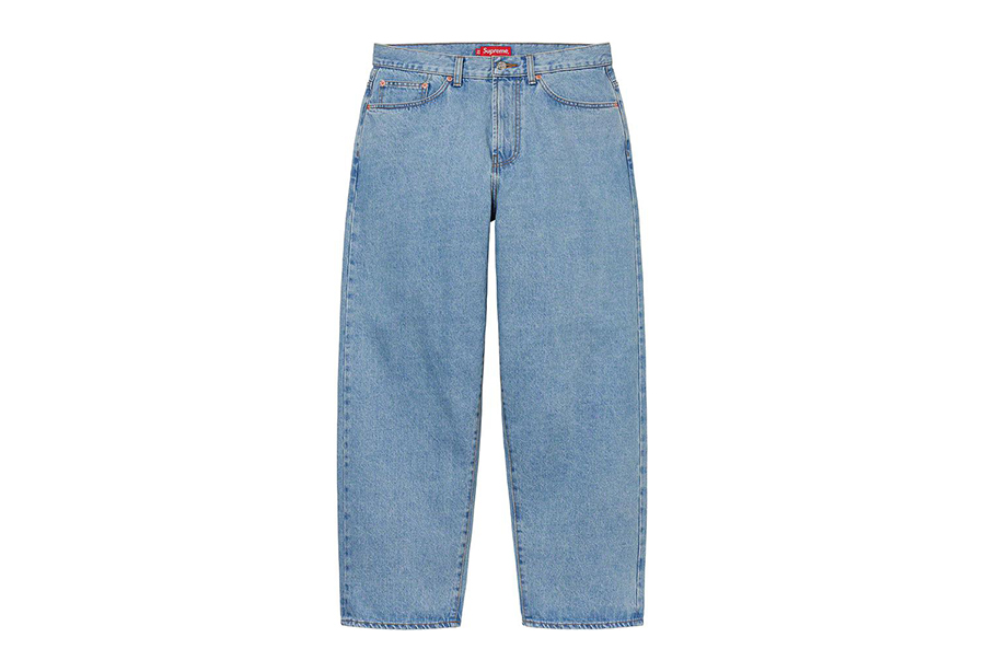 安心の定価販売 ロエベ 極少 Supreme デニム アーチロゴ Baggy 膝 Jean