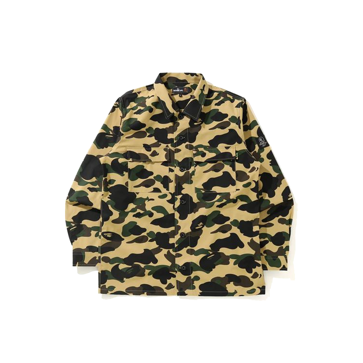 BAPE 1st Camo Military Shirt Shirt Yellow (SS21) | SS21 - KLEKT