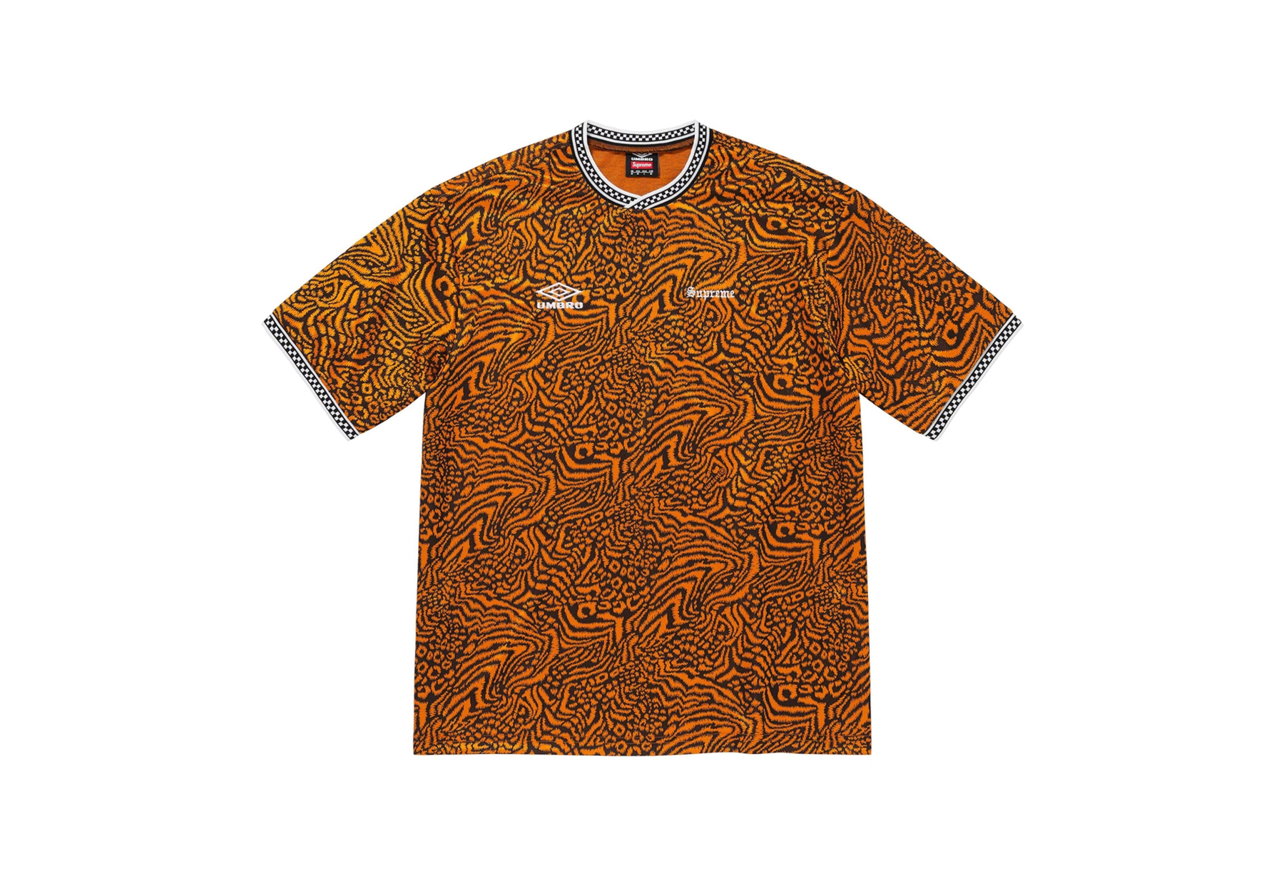 Buy Supreme x Nike Jewel Stripe Soccer Jersey 'Orange' - FW20KN70 ORANGE