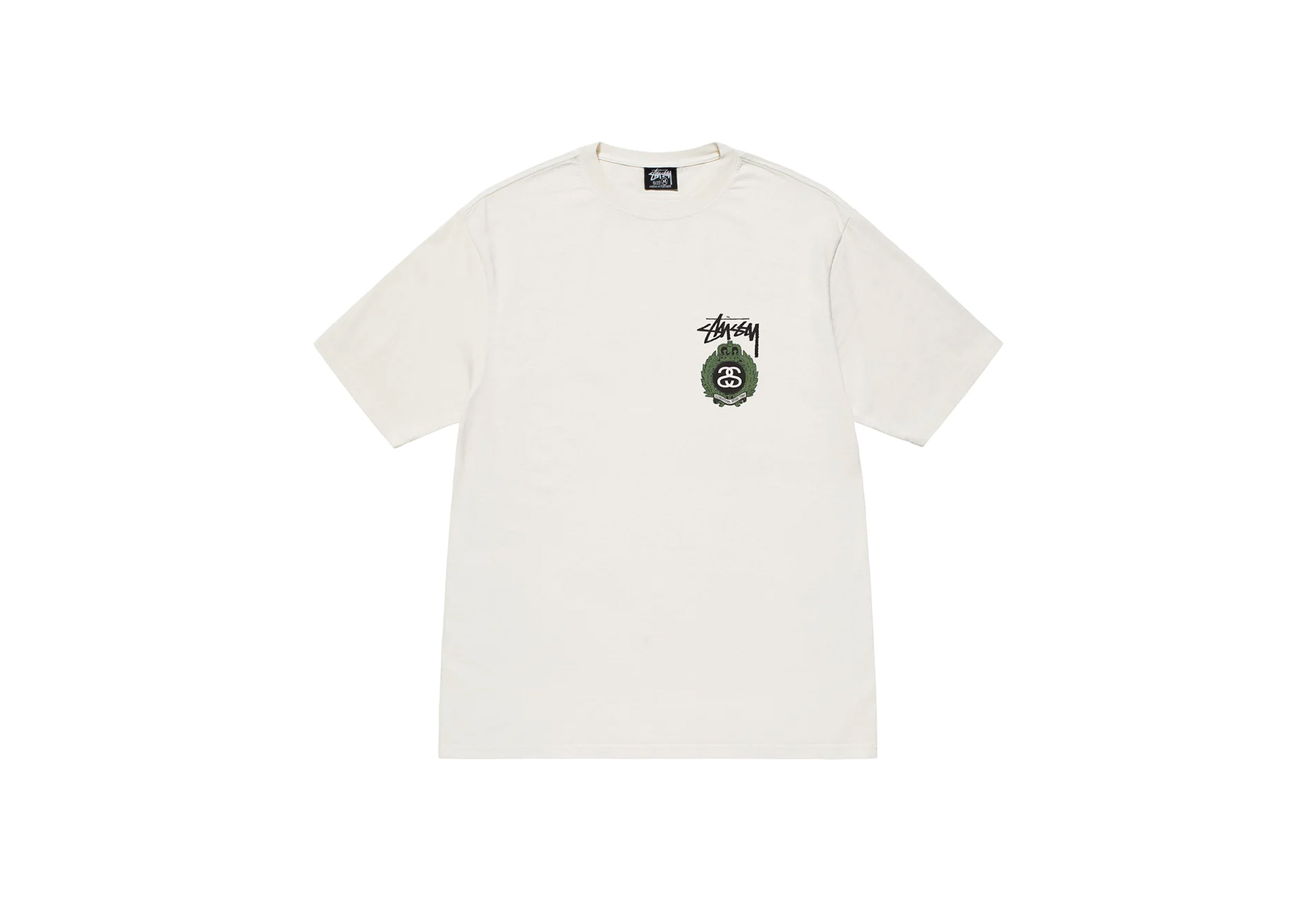 Stussy Crown Wreath Pigment Dyed Tee Natural (SS23) | TBC - KLEKT