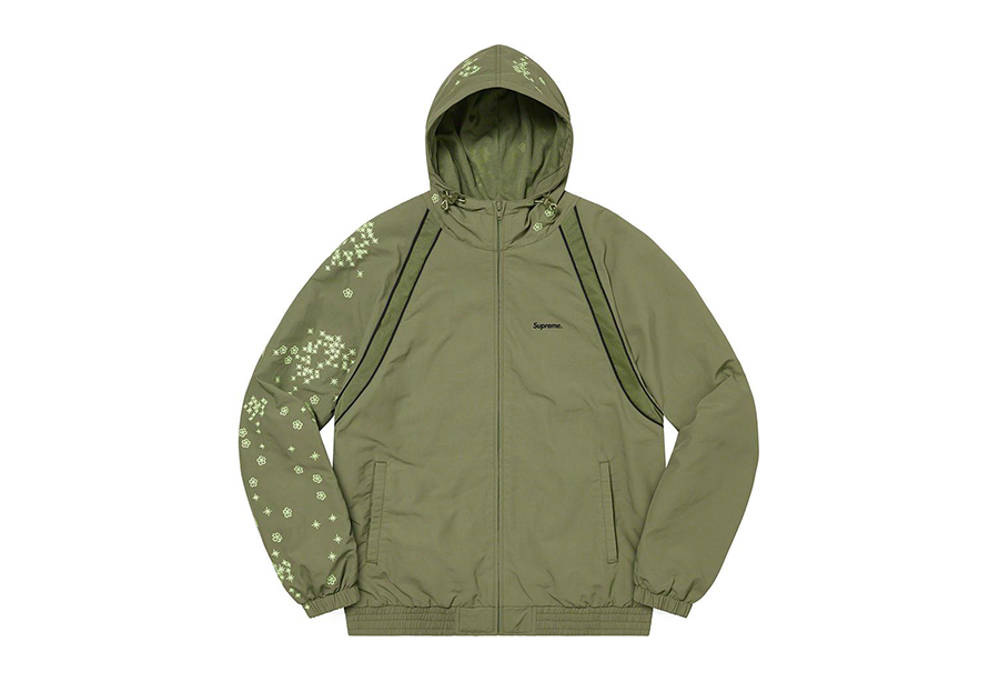 Supreme AOI Glow-in-the-Dark Track Jacket Olive (SS22) | TBC