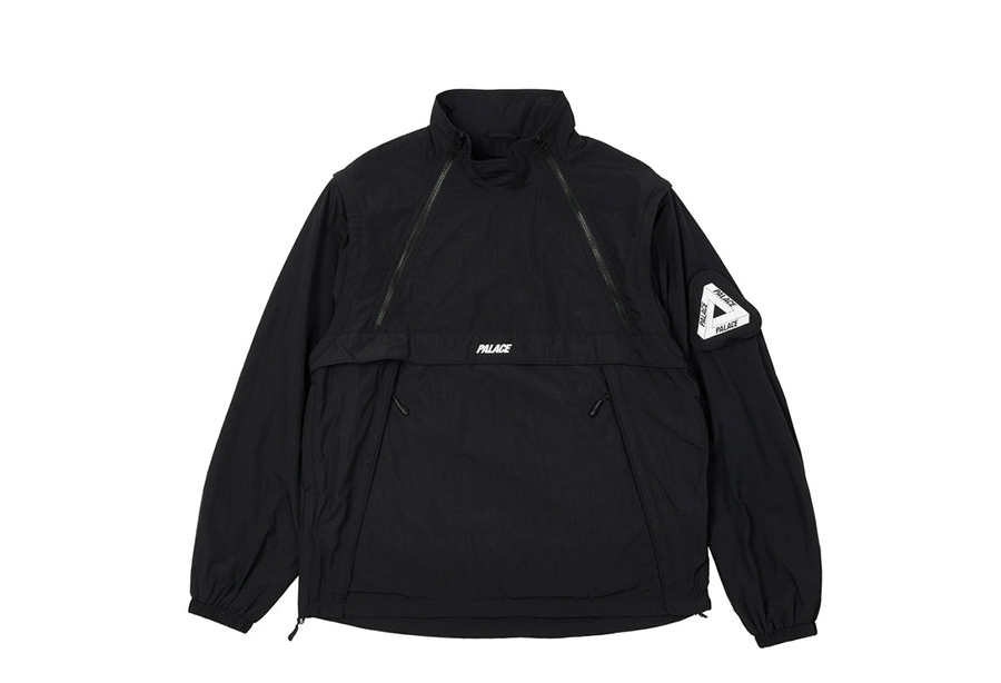 Palace Zip Off Gilet Jacket Black (SS22) | TBC - KLEKT