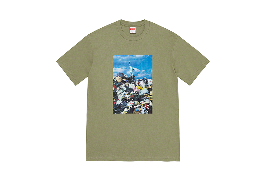 Supreme Trash Tee Light Olive (FW22) | TBC - KLEKT