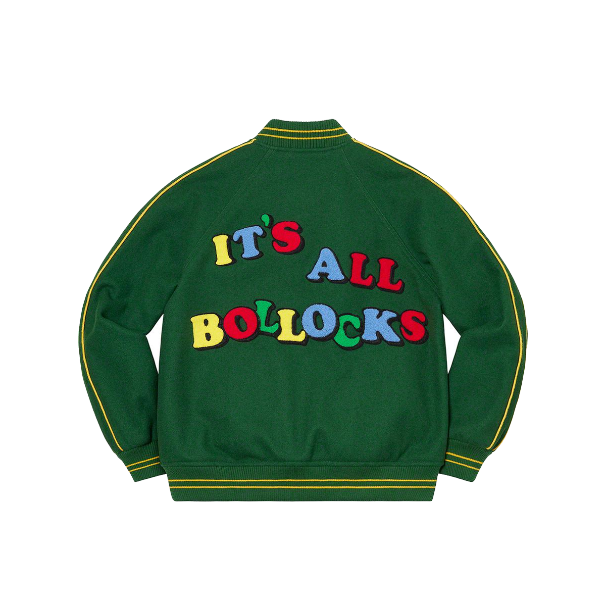 Supreme Jamie Reid/Supreme It's All Bollocks Varsity Jacket Dark