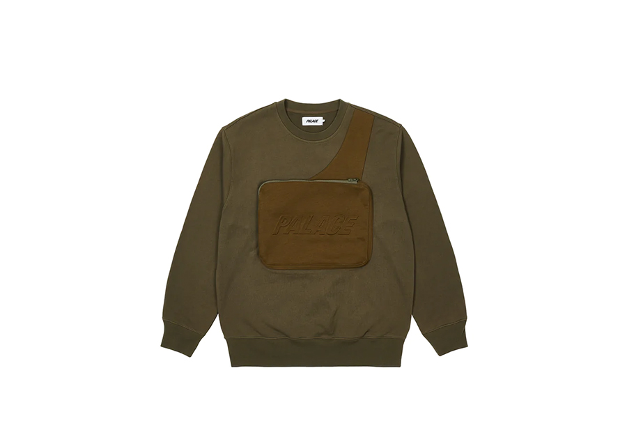 Palace Bag Crew Olive (FW22) | TBC - KLEKT