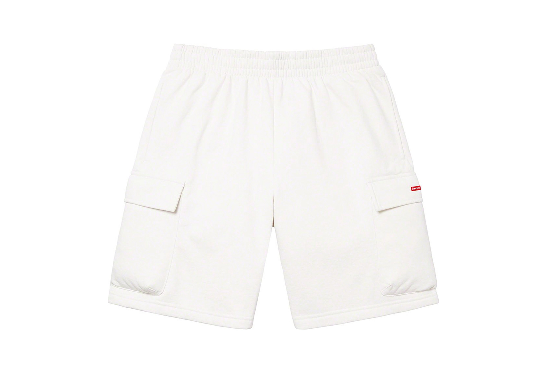 Supreme Small Box Baggy Cargo Sweatshort White (SS23) | TBC - KLEKT