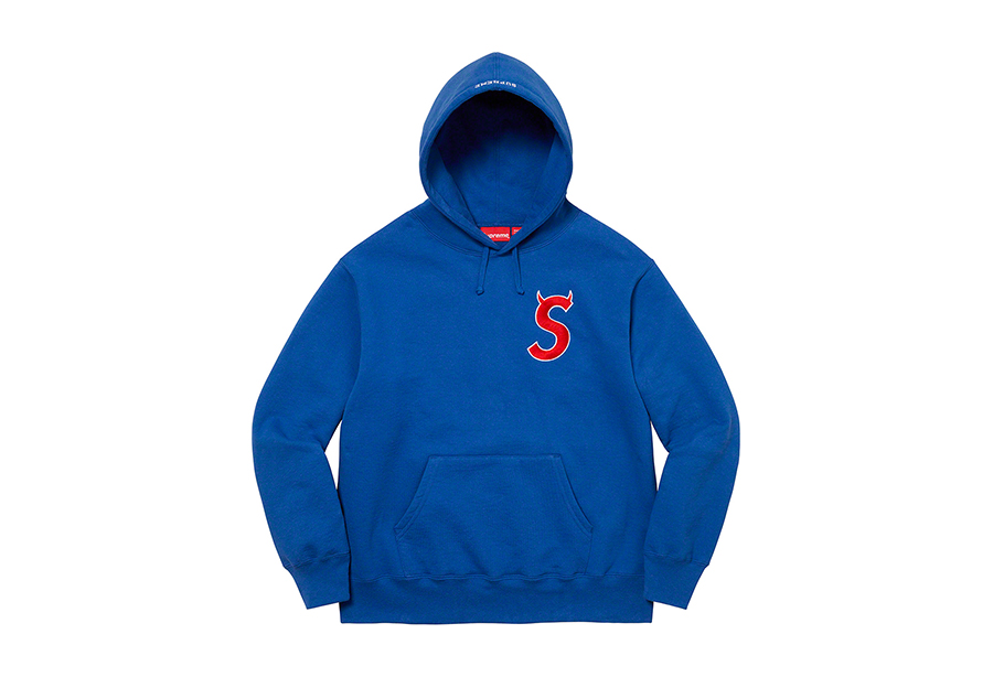 Supreme S Logo Hooded Sweatshirt Royal (FW22) | TBC - KLEKT