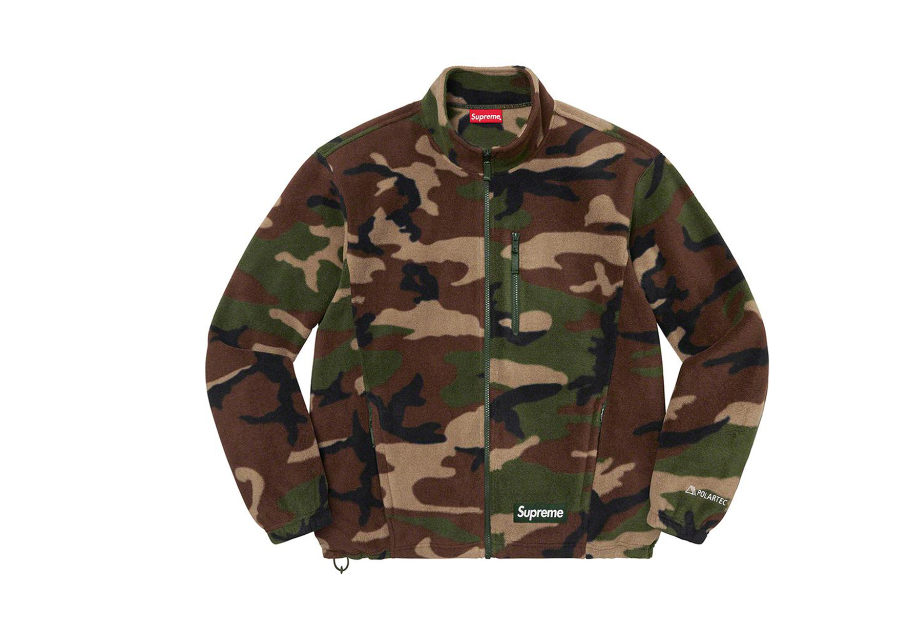 Supreme Polartec Zip Jacket Woodland Camo (FW22) | TBC - KLEKT