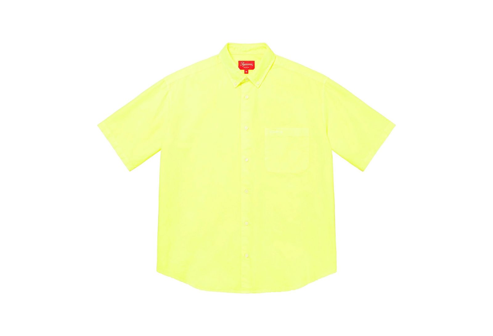 Supreme Loose Fit S/S Oxford Shirt Bright Green (SS23) | TBC