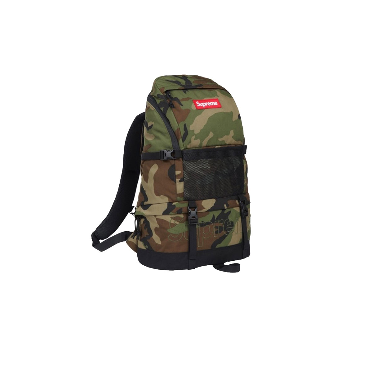 Supreme Camo Woodland Contour Backpack 2015 AW Camouflage Good