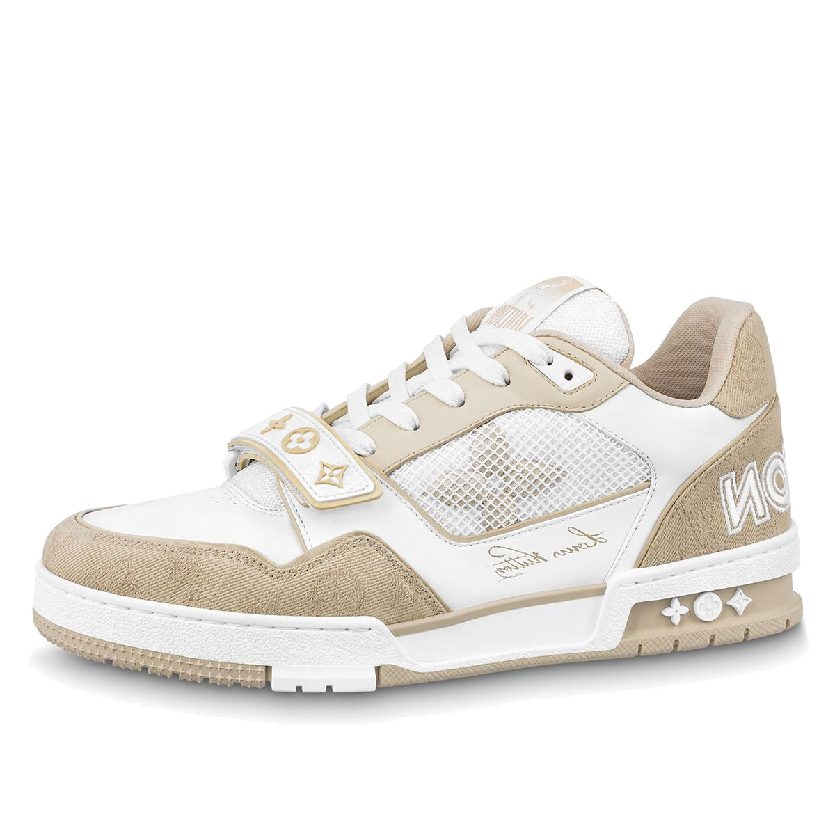 LOUIS VUITTON Lv Trainer Low Trainers In Brown/Beige BM0159