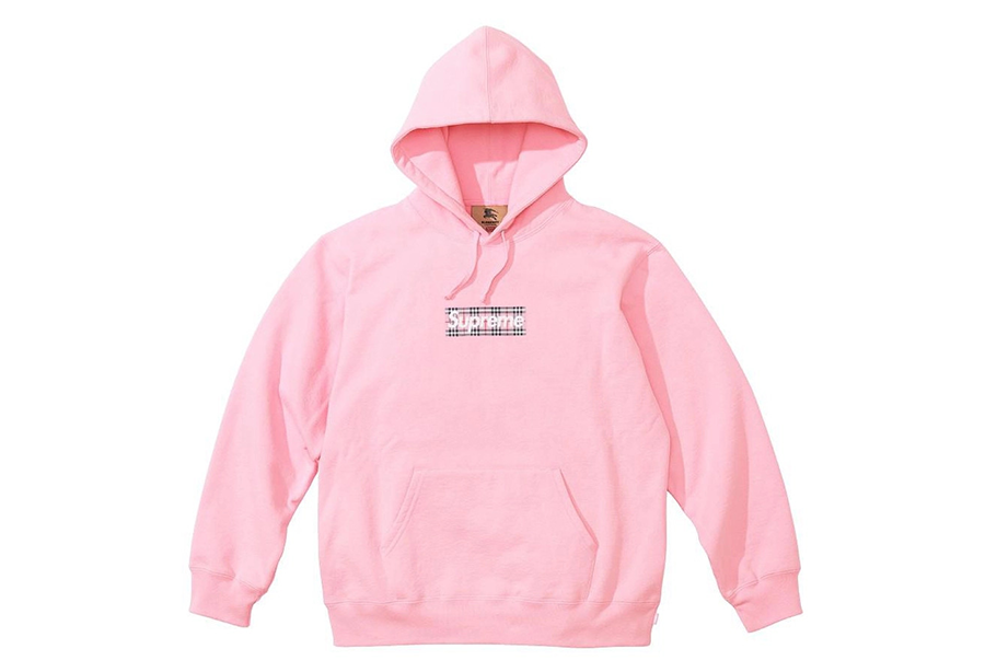 Supreme Bandana Box Logo Hoodie - Pink