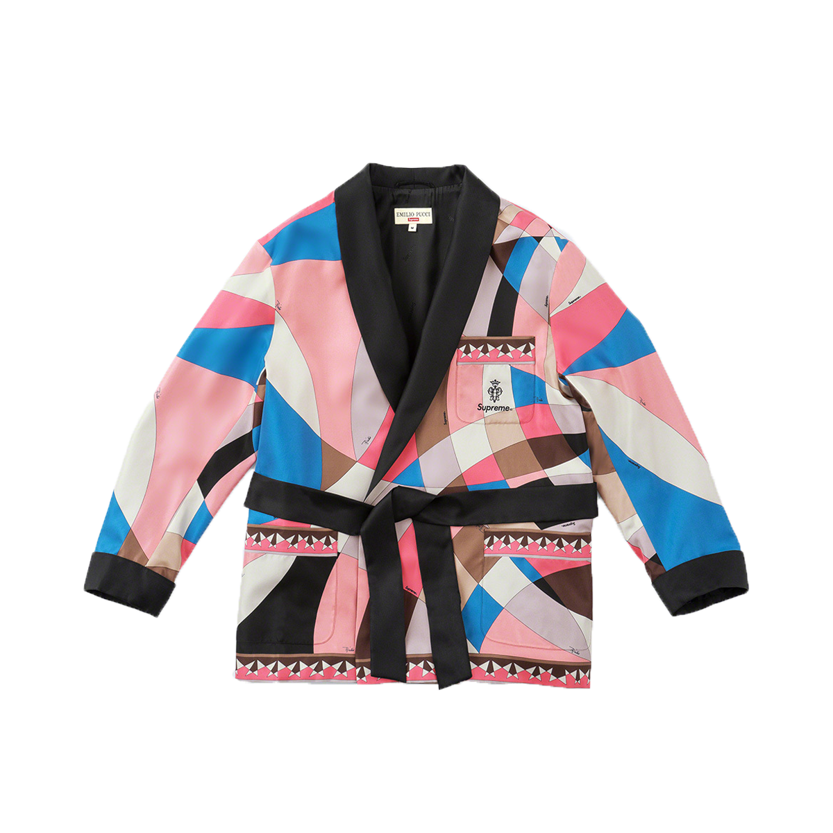 Supreme x Emilio Pucci Silk Smoking Jacket Dusty Pink (SS21