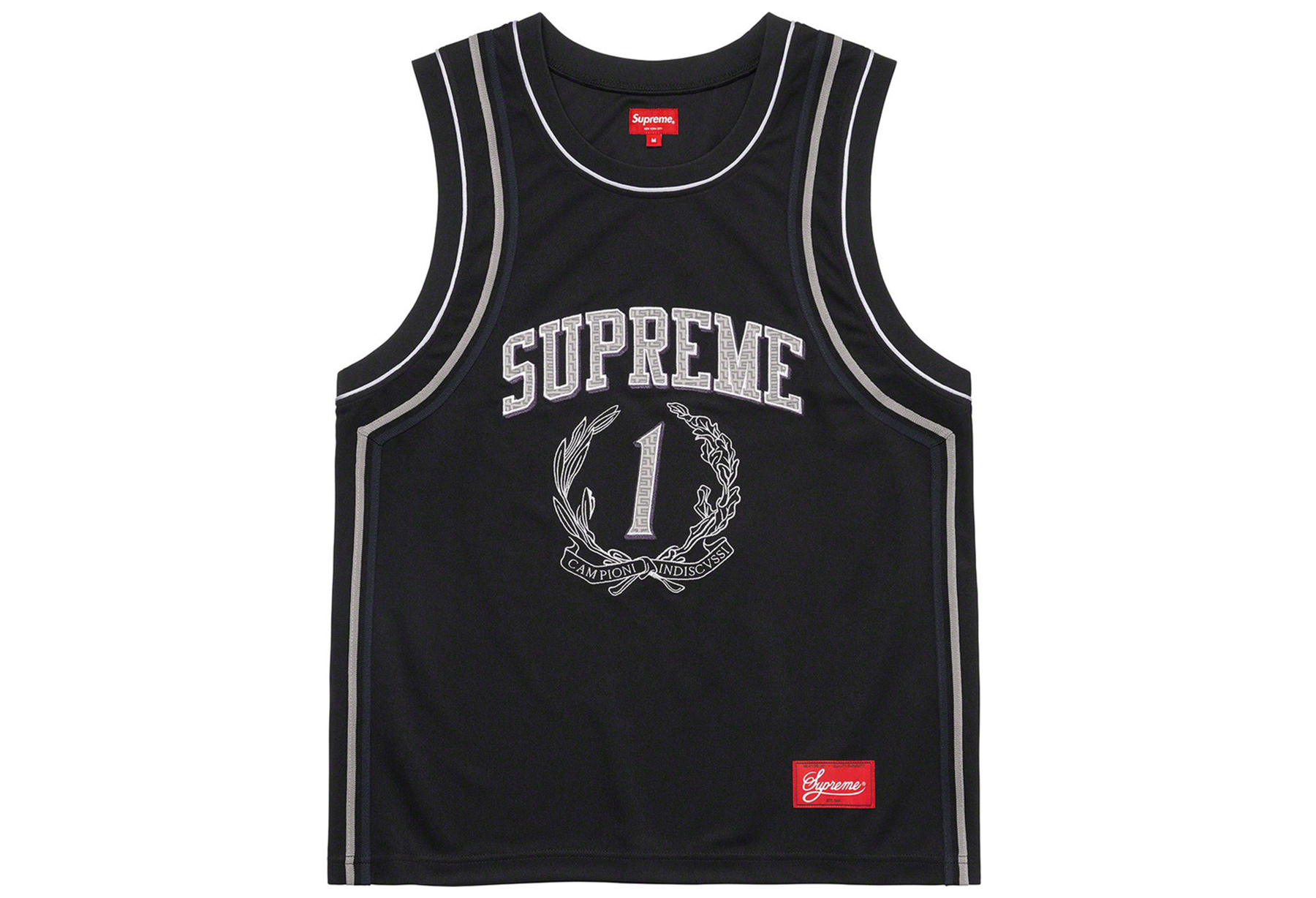 Supreme nba top jersey black