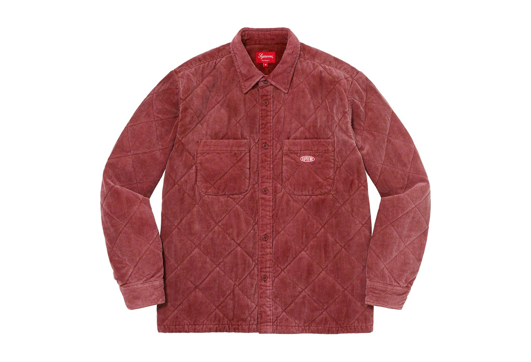 ショップガイド Supreme Quilted Corduroy Shirt - ジャケット/アウター