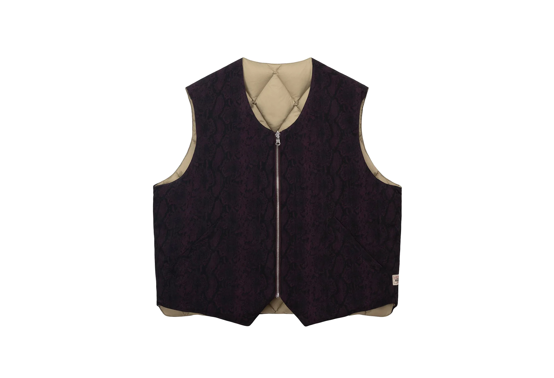 シンプルでおしゃれ stussy PYTHON REVERSIBLE VEST | www.mosquitec