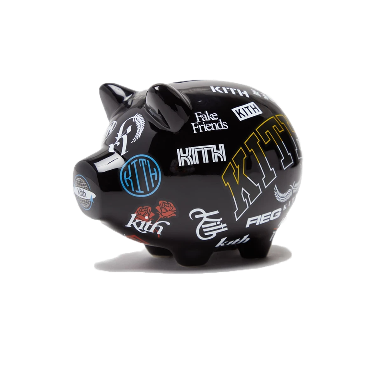 Kith Novelty Logo Piggy Bank Black (FW21) | FW21 - KLEKT